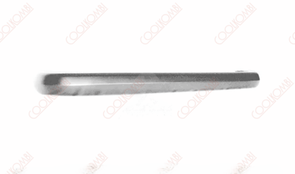 2507. Para choque traseiro de aco cromado Kombi Clipper PL954