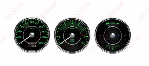 2525. Conjunto de instrumentos PORSCHE 356 Cod. ODG1361629